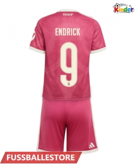 Günstige Real Madrid Endrick #9 3rd trikot Kinder 2026-27 Kurzarm (+ Kurze Hosen)